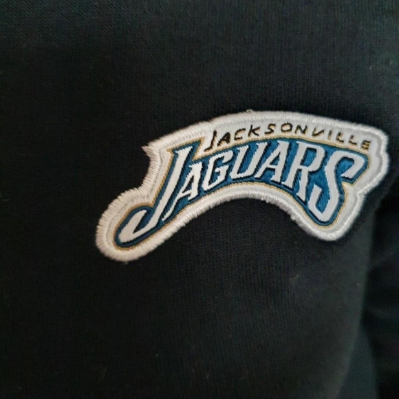 Vintage nfl reebok jacksonville jaguars Black full zip hoodie.Size 14 - Picture 4 of 4
